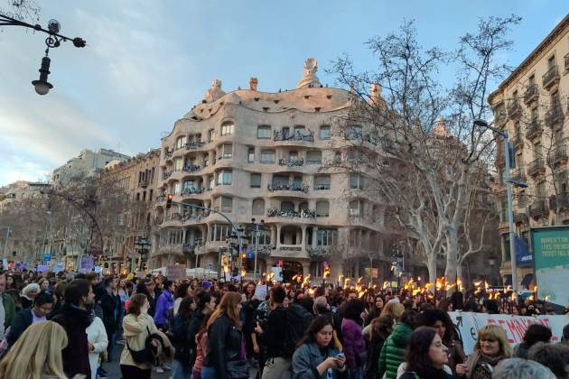 Torxes manifestacio 8M barcelona Torxes manifestacio 8M barcelona