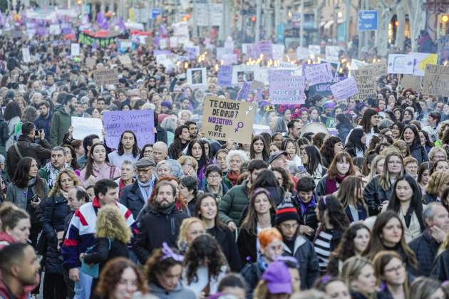 8M manifestació día internacional de la mujer / Foto: Irene vilà