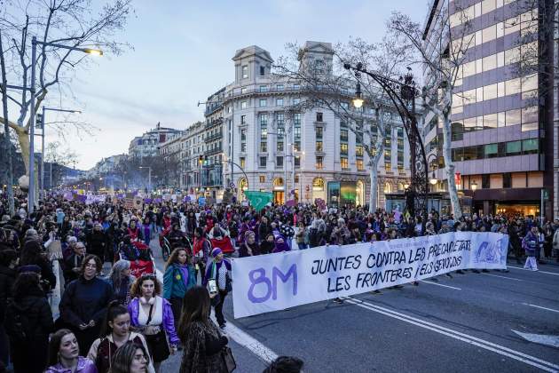 8M manifestació dia internacional de la dona / Foto: Irene Vilà