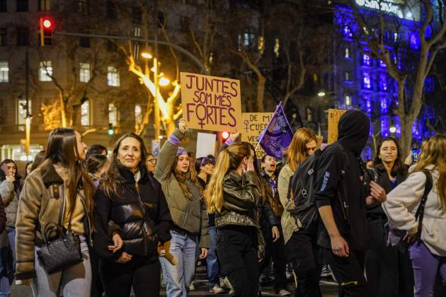 8M manifestació dia internacional de la dona / Foto: irene Vila