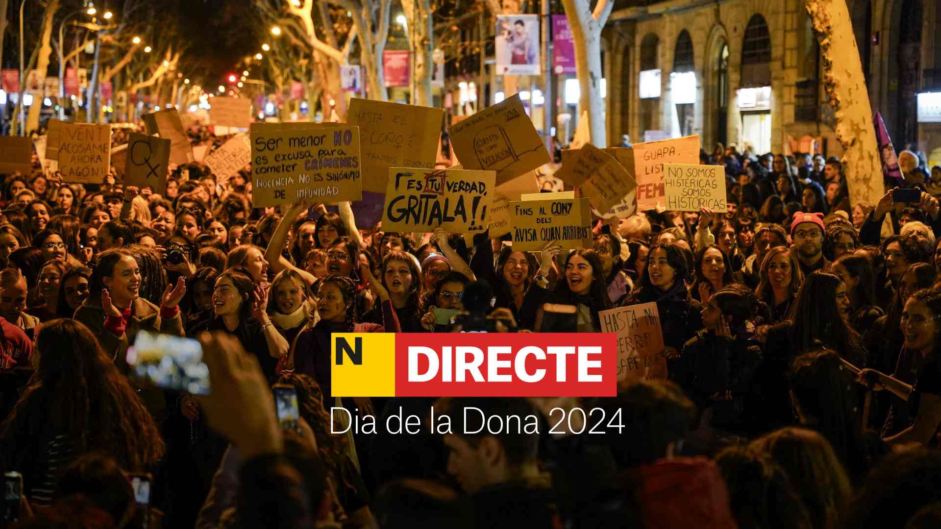 8M a Barcelona, DIRECTE | Última hora de la manifestació i la vaga del Dia de la Dona