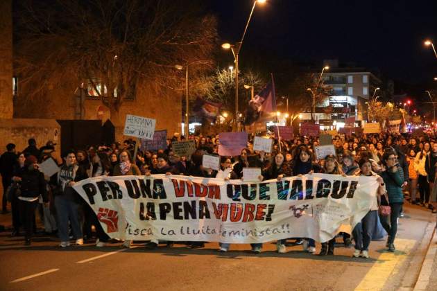 Manifestacio girona 8m 2024 / ACN