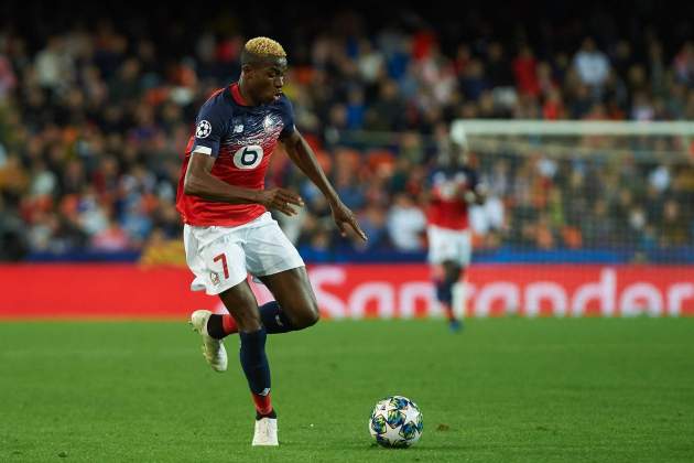 Osimhen disputando un partido cono el Lille / Foto: Europa Press Osimhen disputando un partido cono el Lille / Foto: Europa Press