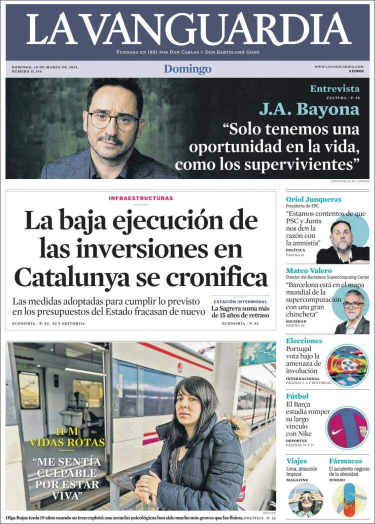 La Vanguardia 10 Març CAT La Vanguardia 10 Març CAT