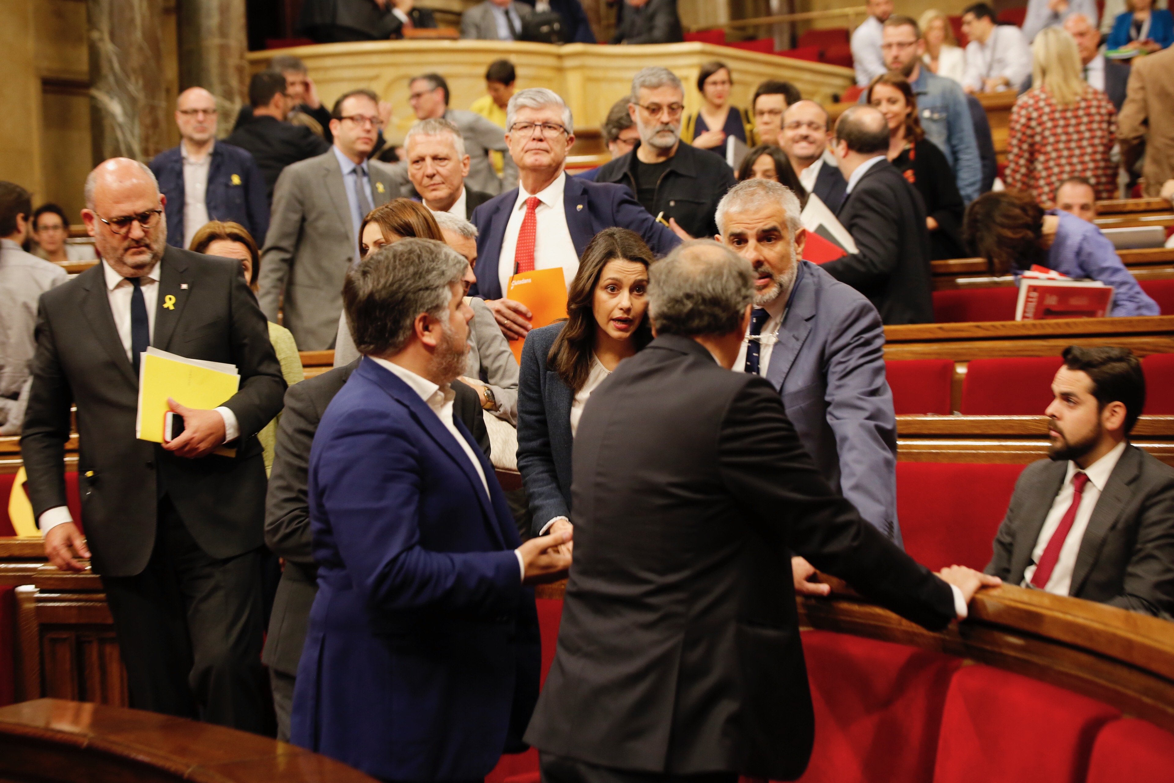 Torra: "El llaç groc representa avui més que mai el Govern"