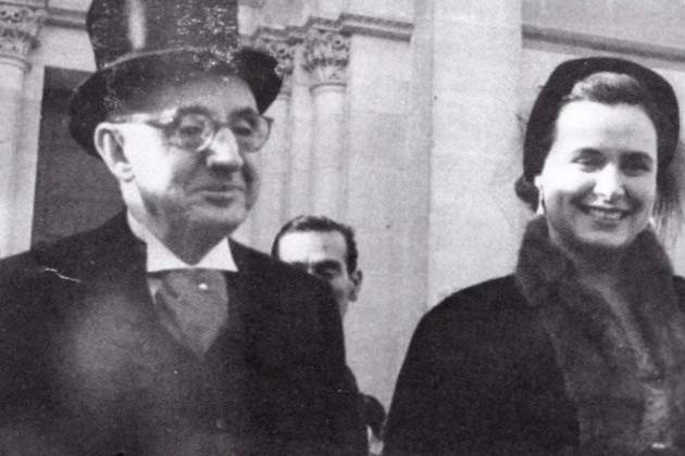 Joan March y Leonor Servera. Fuente Archivo Ca'n Verga. Santa Margalida