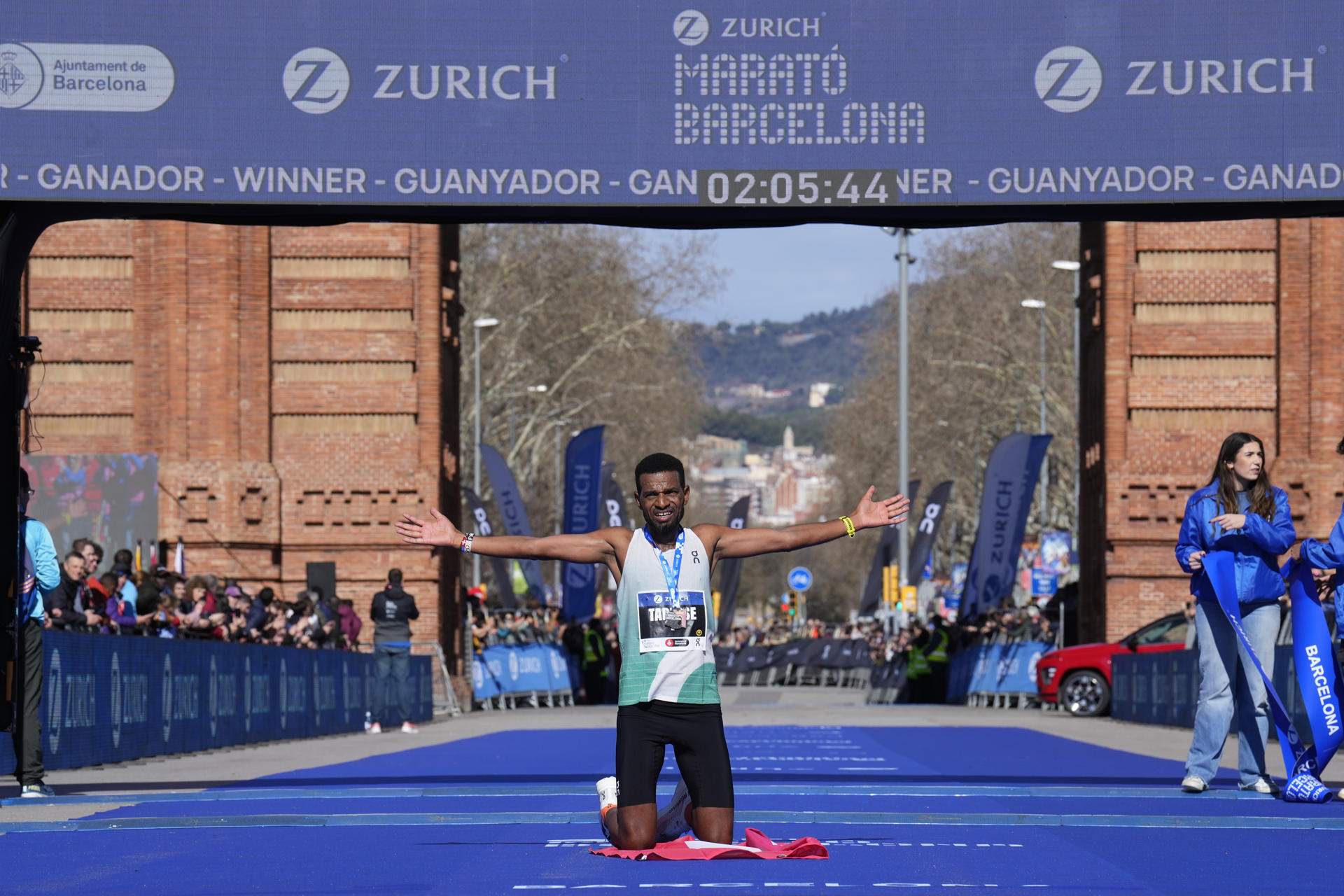 Récord de Abraham Tadesse en la Maratón de Barcelona más rápida de la historia