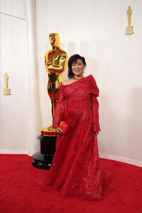 Janet Yang presidenta academia óscars 2024 alfombra roja / Foto: Efe