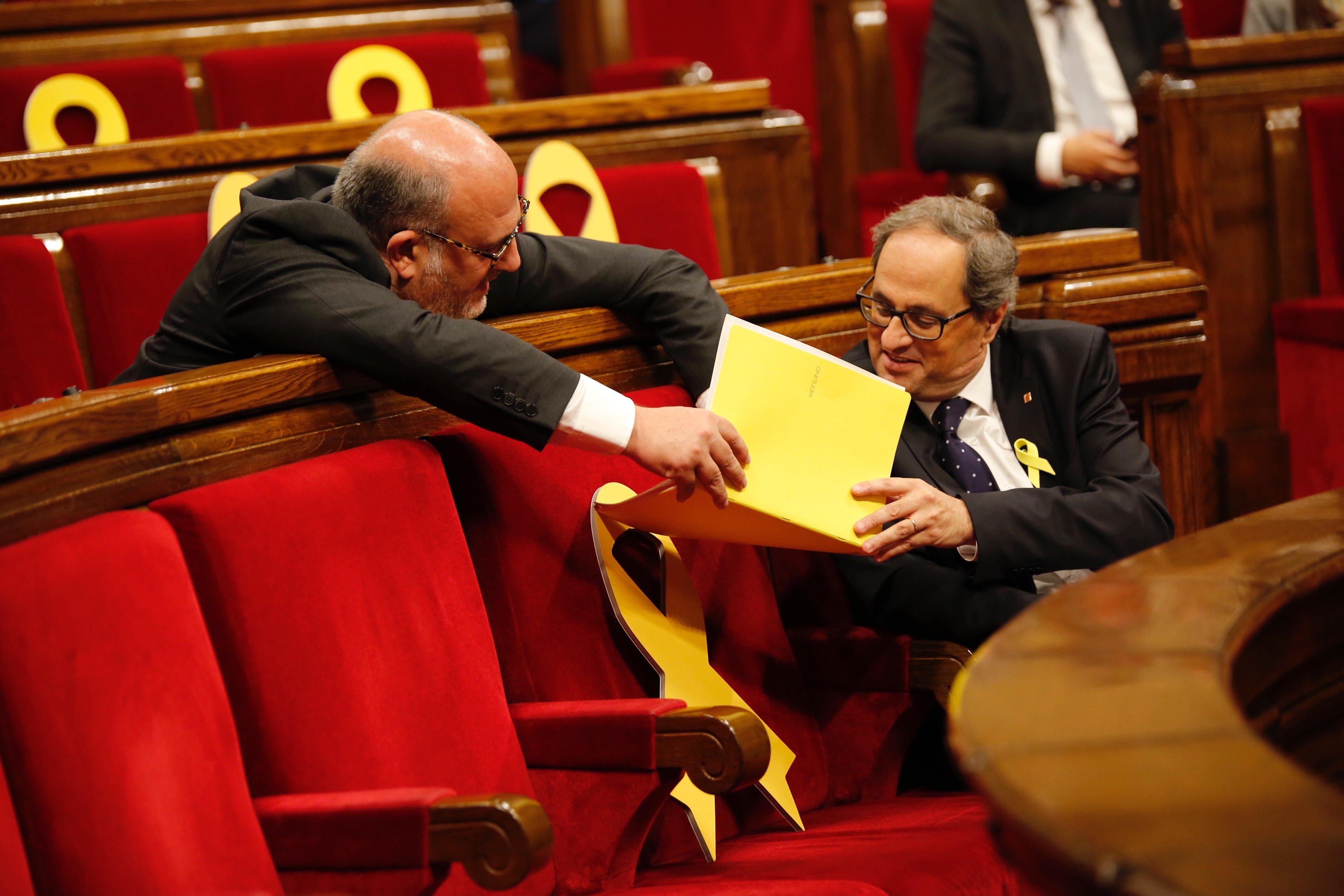 Torra's letter urging Rajoy to publish the Catalan ministers' appointments