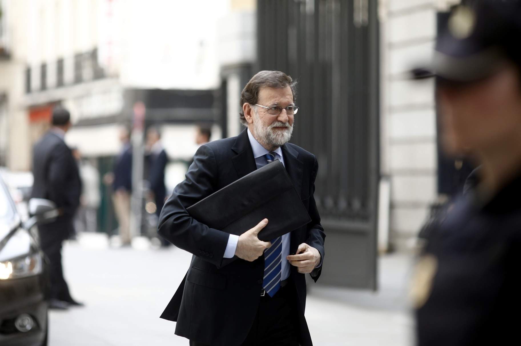 Mariano Rajoy arriba Congrés   Europa Press