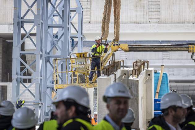 Visita obres de l'estació de la Sagrera / Foto: Carlos Baglietto