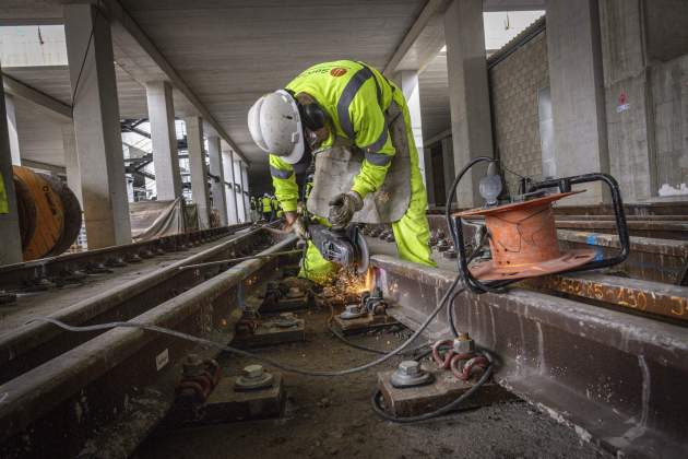 Visita obras de l'estació de la Sagrera / Foto: Carlos Baglietto