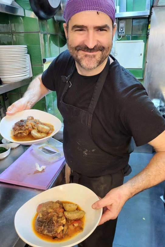 El chef Roger Sánchez del restaurante Bulla / Foto: Rosa Molinero Trias
