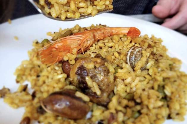 El arroz mar y montaña del restaurante Bulla / Foto: Rosa Molinero Trias