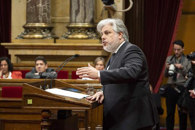 Albert Batet Junts Ple debat totalitat pressupostos parlament / Foto: Irene Vilà Capafons