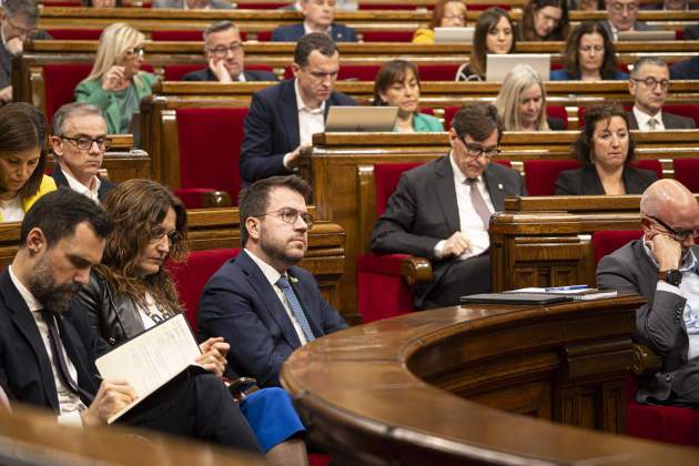 Pere Aragonès Ple debat totalitat pressupostos parlament / Foto: Irene Vilà Capafons
