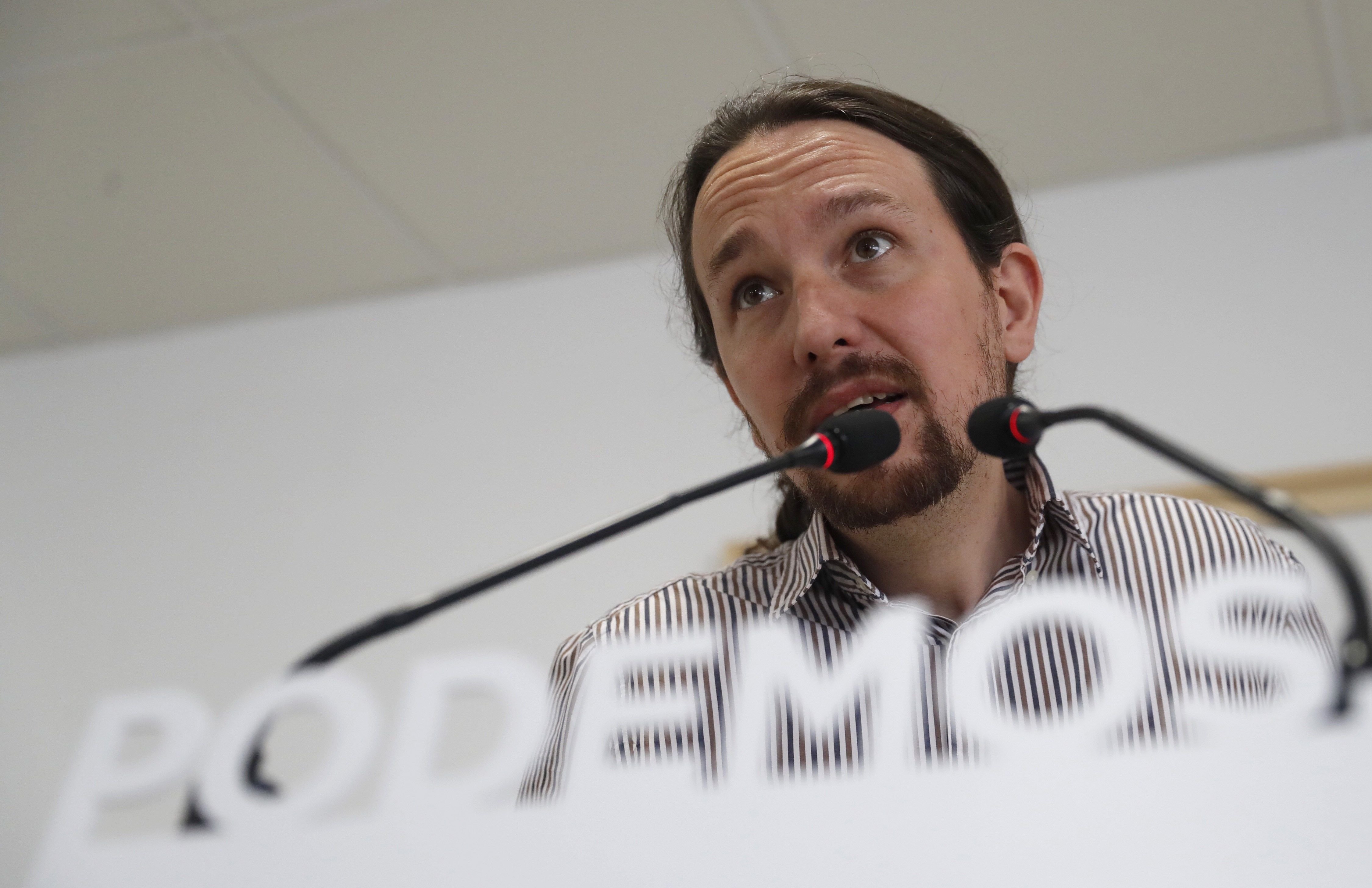 Podemos dará apoyo "sin condiciones" a la moción de censura del PSOE