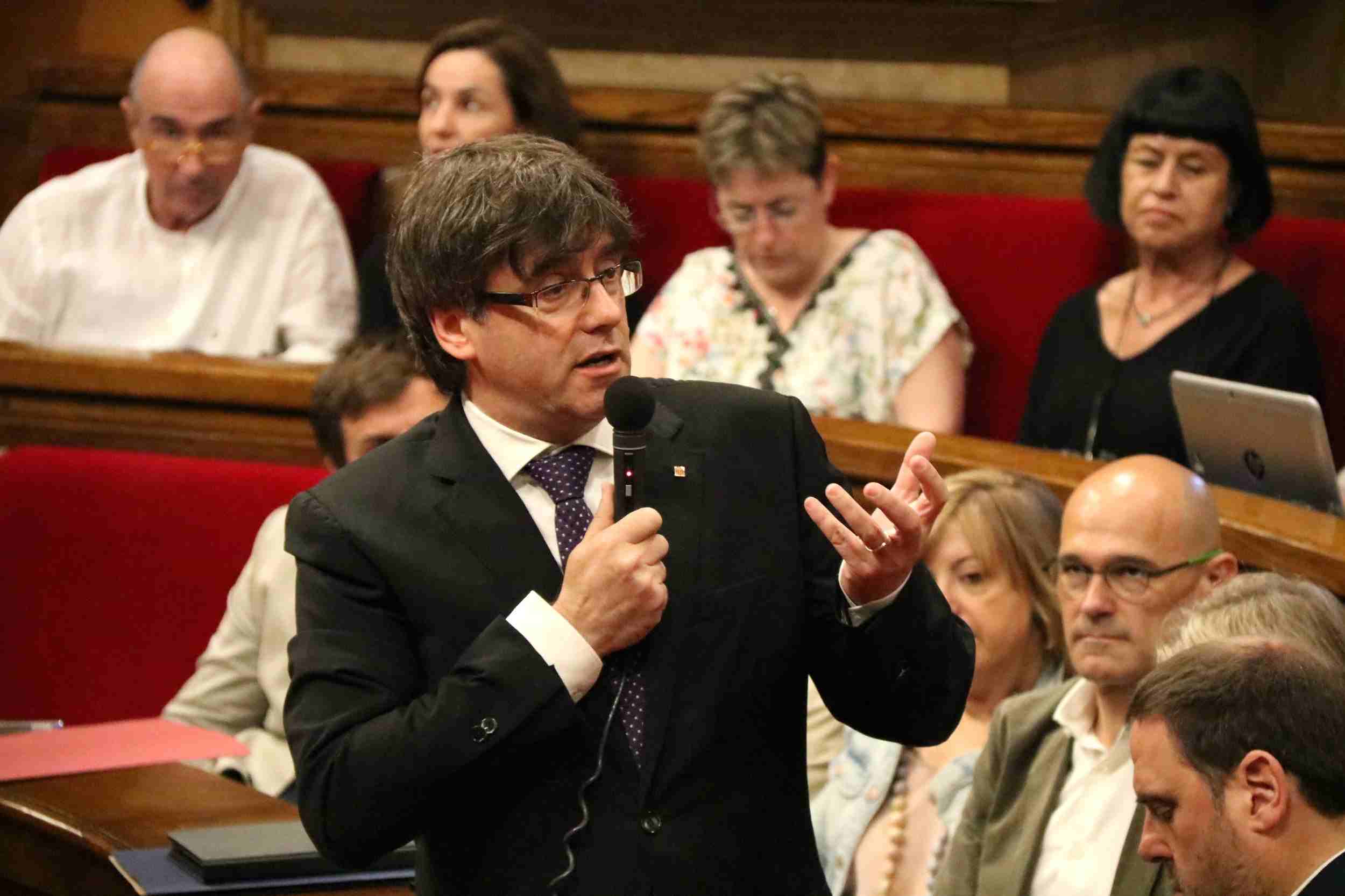 Puigdemont: "Està el govern espanyol disposat a usar la força contra Catalunya?"