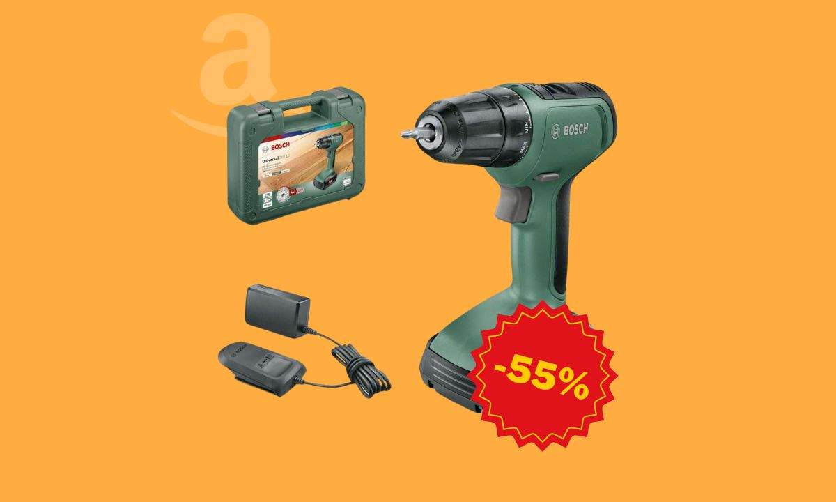 Hazte con este atornillador inálambrico Bosch en Amazon a mitad de precio. ¡Por 59,99 euros!