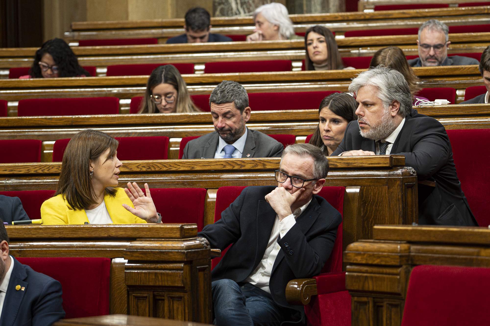 Jové, Vilalta, Juli Fernàndez i Oriol López, els negociadors d'ERC per a la Mesa i la investidura