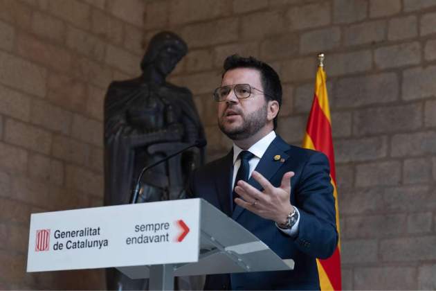 Compareixença del president Pere Aragonès Compareixença del president Pere Aragonès