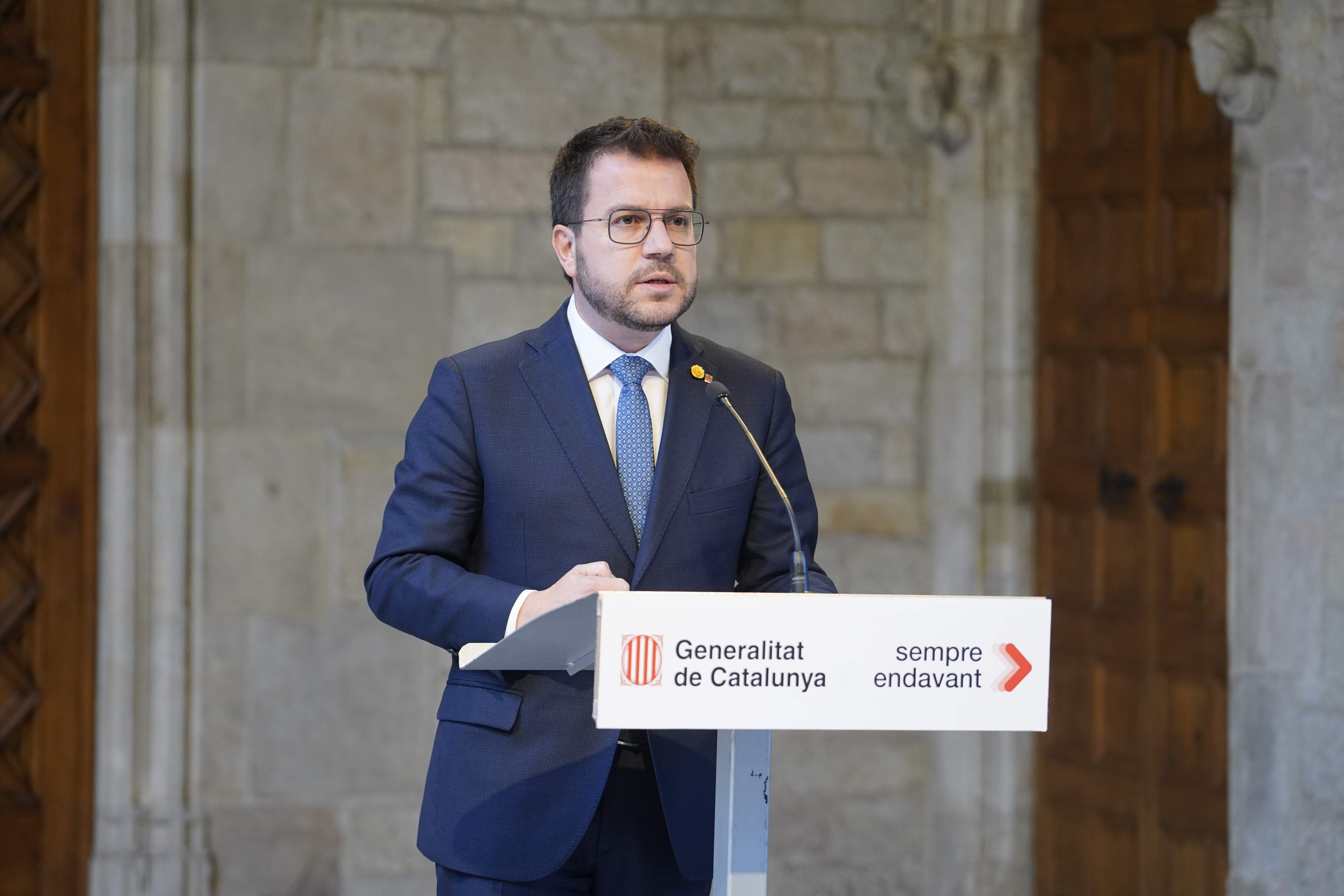 Aragonès convoca eleccions al Parlament per al 12 de maig