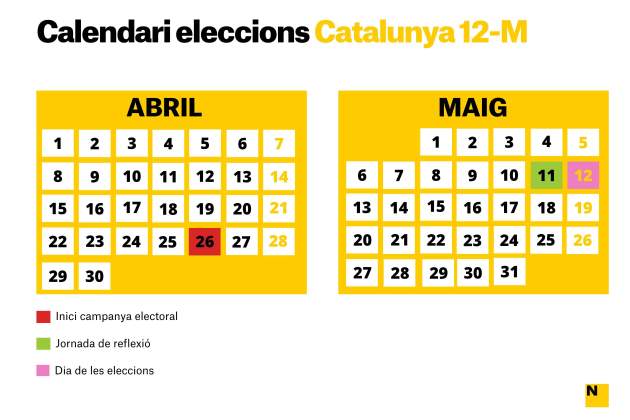 calendari eleccions.catalunya 12 maig calendari eleccions.catalunya 12 maig