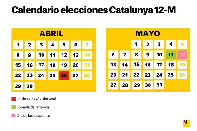 calendari eleccions.catalunya 12 maig castella