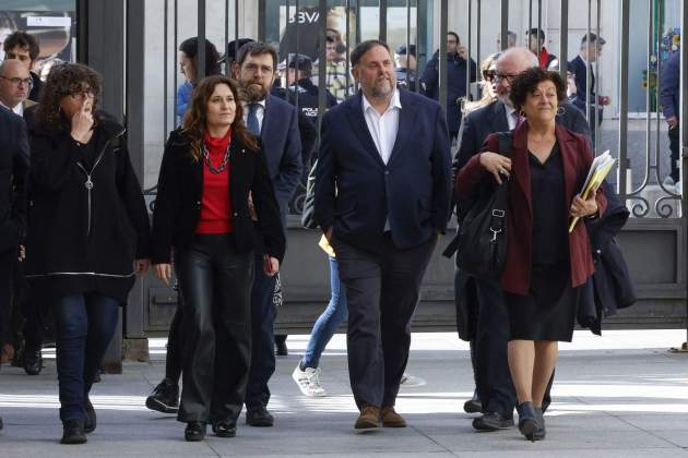 oriol junqueras, laura vilagrà i diputats erc ple congrés amnistia foto efe oriol junqueras, laura vilagrà i diputats erc ple congrés amnistia foto efe