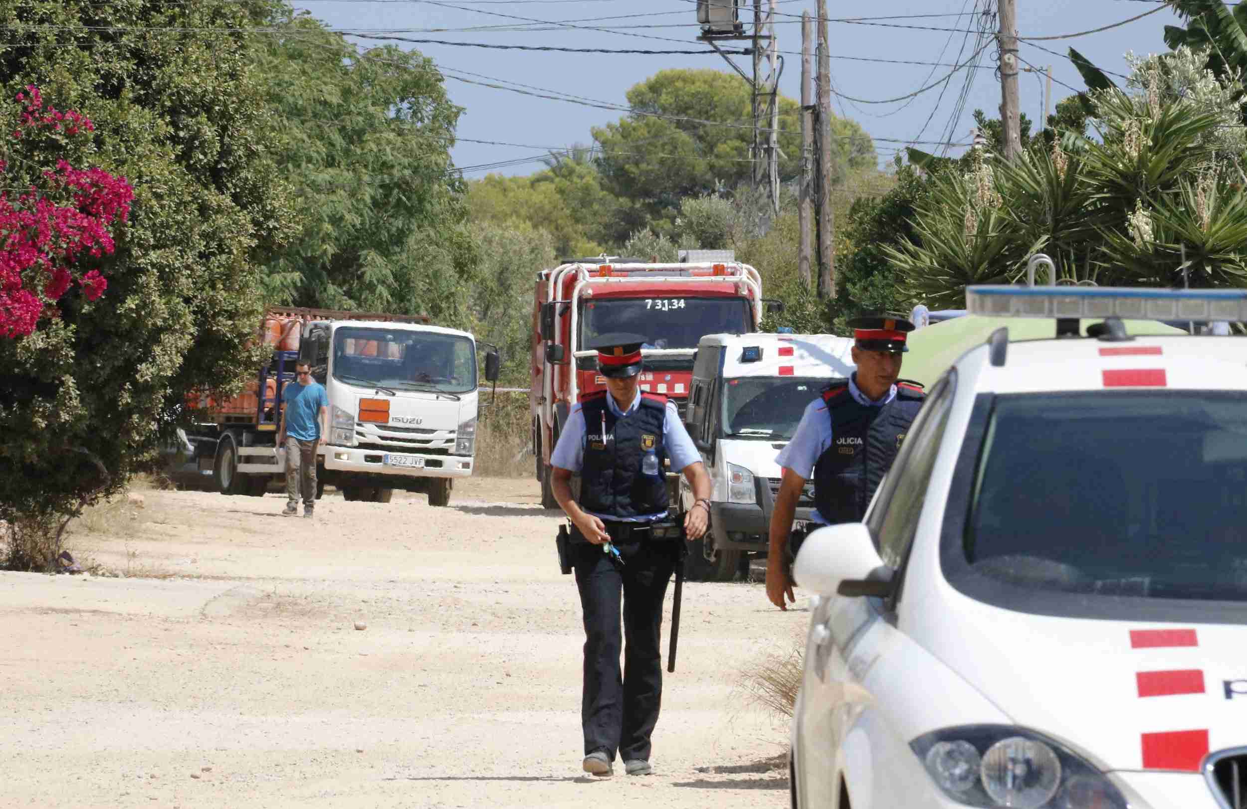 Troben un cinturó d'explosius entre les runes de la casa d'Alcanar