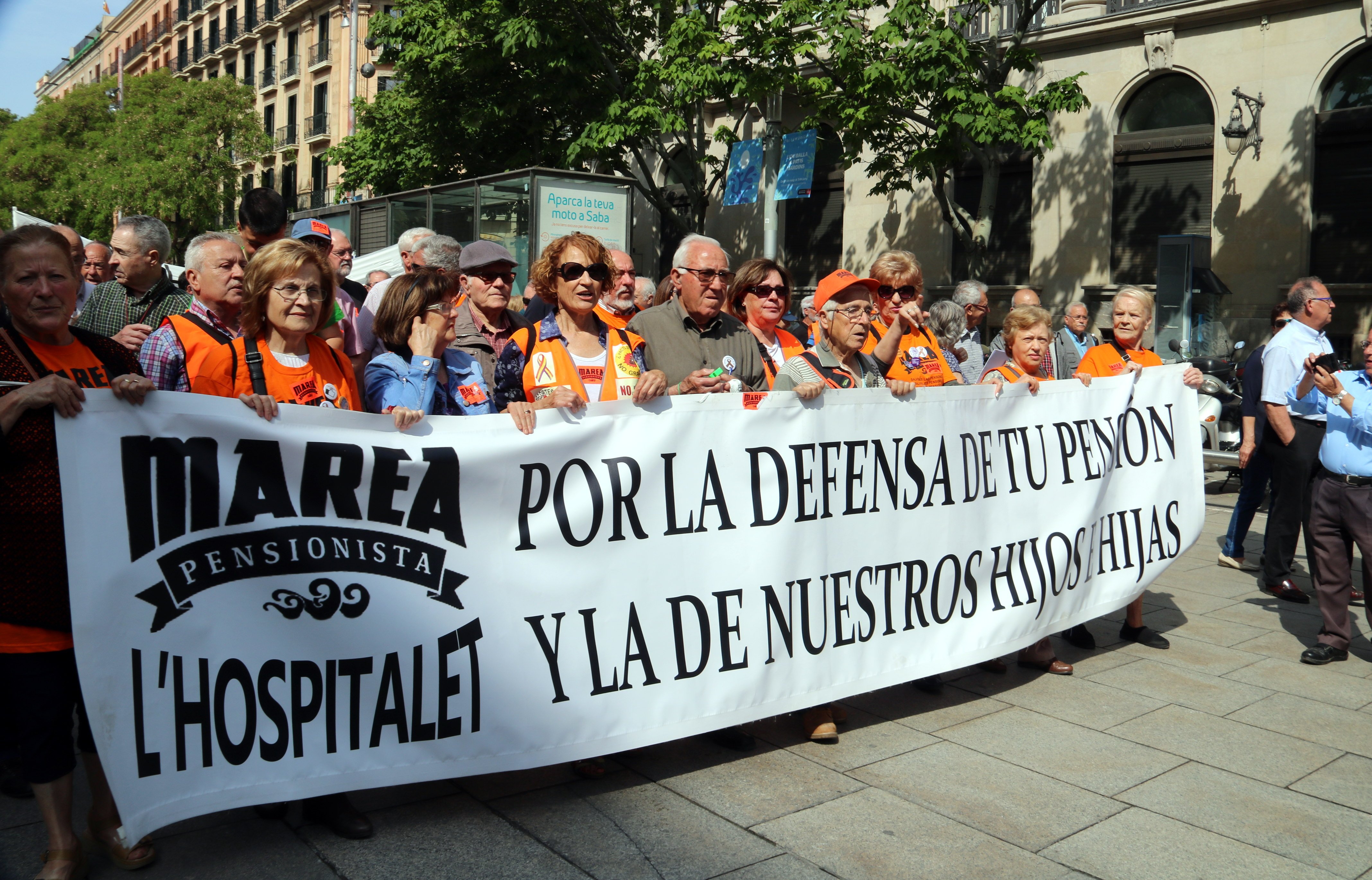 Marea Pensionista vuelve a las calles de Barcelona por unas "pensiones dignas"