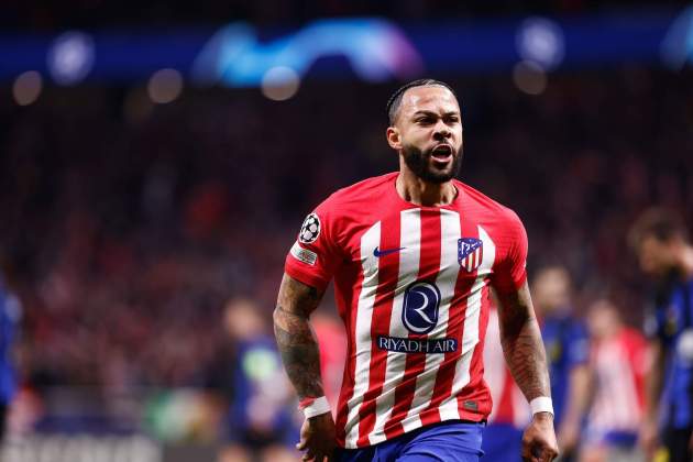 Memphis Depay gol Inter de Milán / Foto: Europa Press Memphis Depay gol Inter de Milán / Foto: Europa Press
