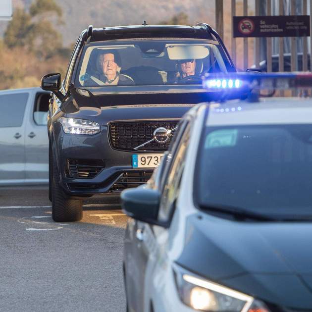 Juan Carlos se escoltado miedo la policía EFE Juan Carlos se escoltado miedo la policía EFE