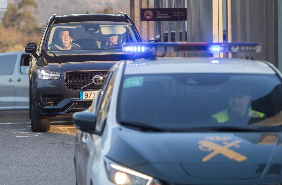 Juan Carlos se escoltado miedo la policía EFE Juan Carlos se escoltado miedo la policía EFE