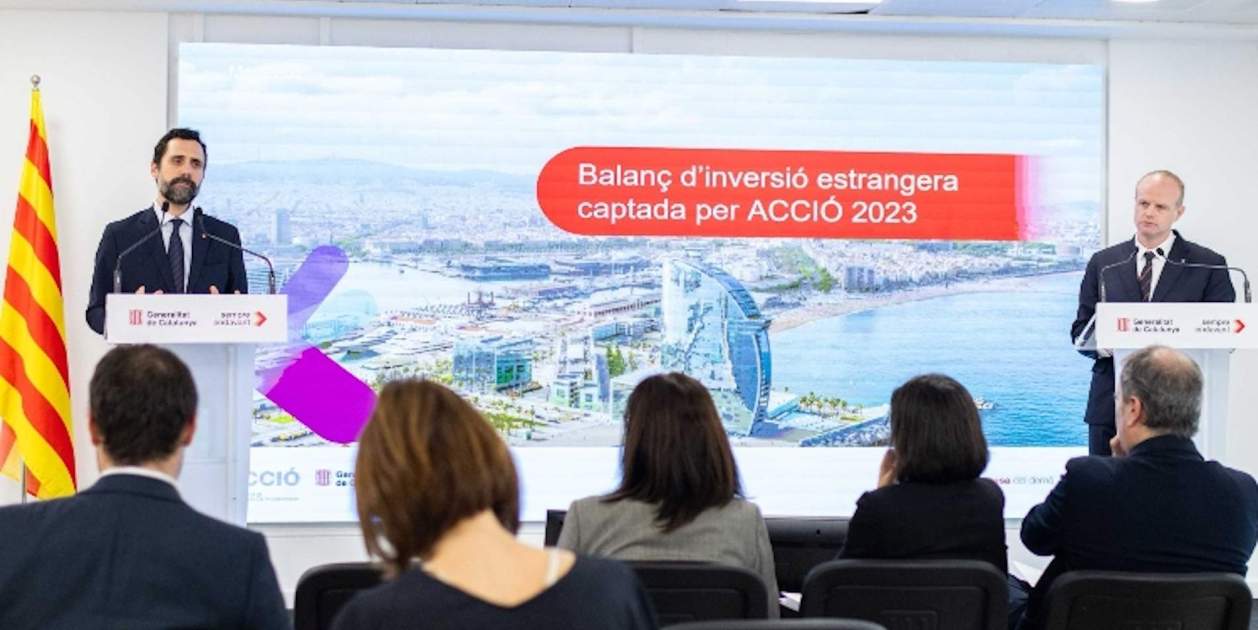 La Generalitat capta un rècord de 880 milions d’inversió estrangera el 2023