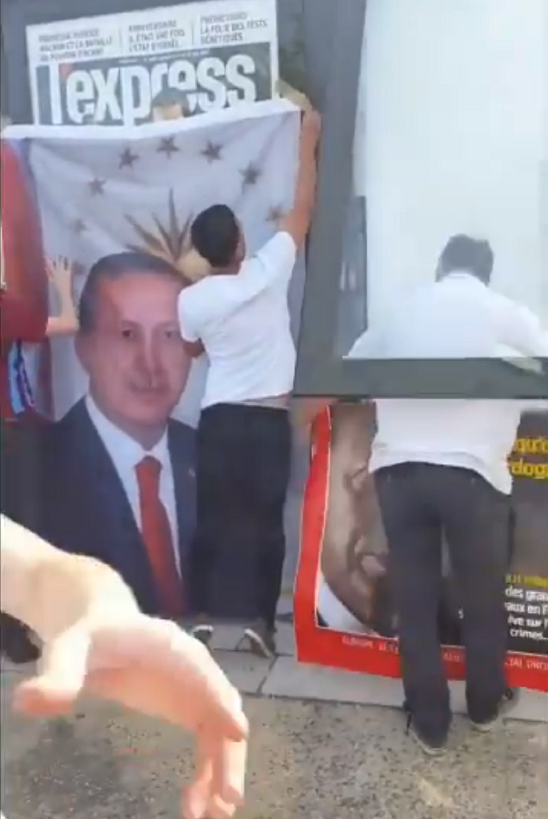 Seguidores de Erdogan en Francia se apuntan a retirar ideas contrarias