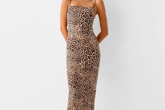 Vestido midi print Vestido midi print