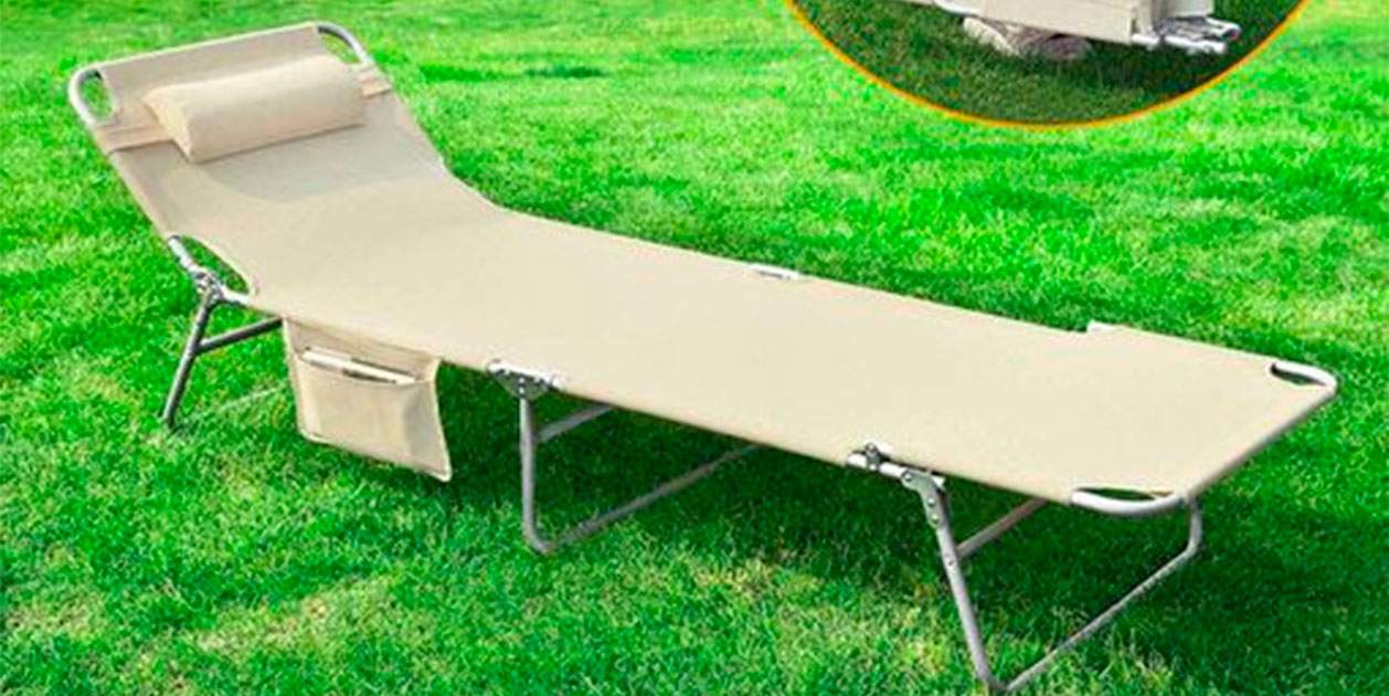 Carrefour tiene una tumbona que puedes transportar como una maleta