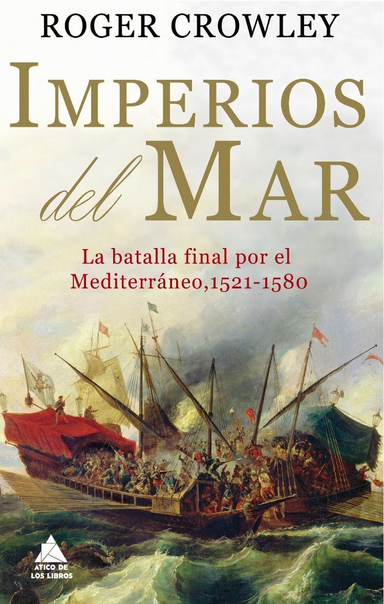 Portada del llibre 'Imperios del mar', de Roger Crowley