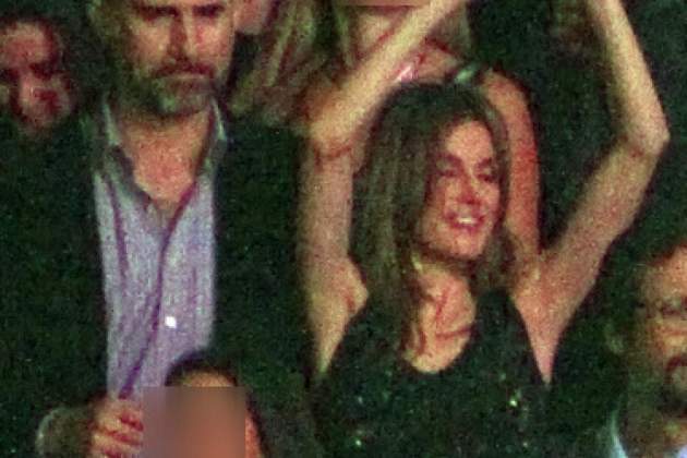 Letizia bailando junto a Felipe VI de España