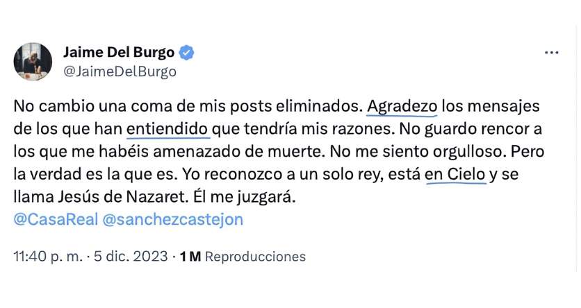 Tuit amences de muerte del Burgo