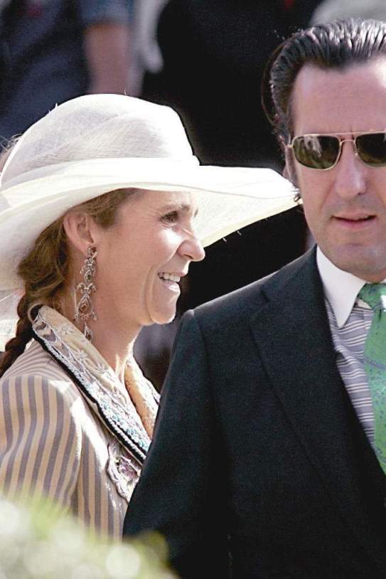 Jaime de Marichalar y la infanta Elena