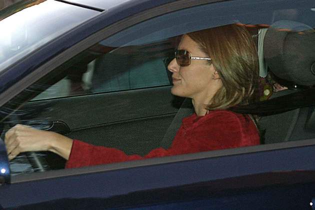 Letizia conduciendo