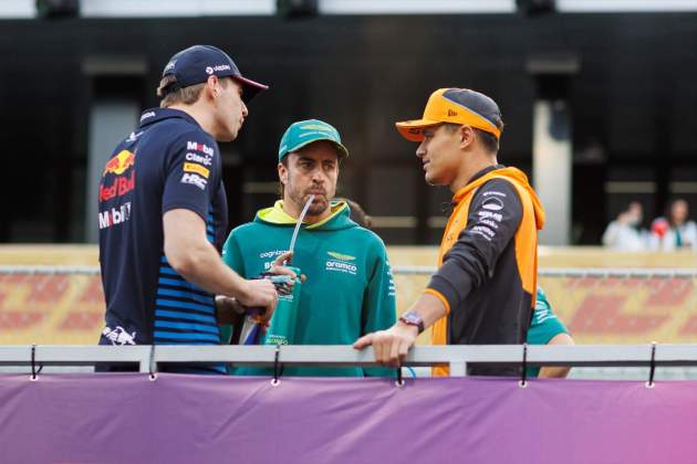 Fernando Alonso Max Verstappen Lando Norris / Foto: Europa Press