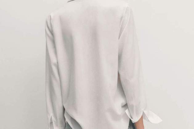 Camisa lyocell detalli triangular1 Camisa lyocell detalli triangular1