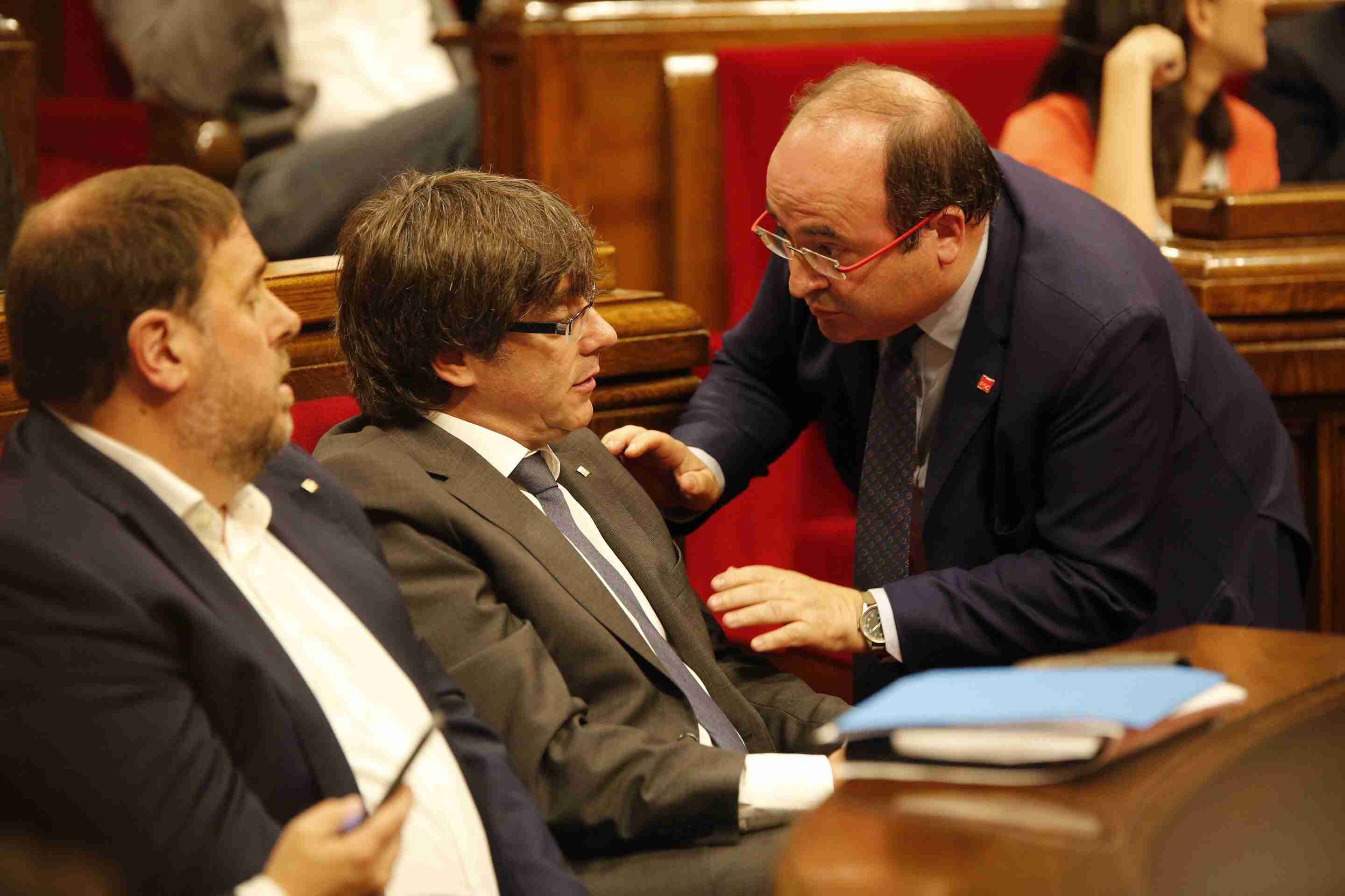 Iceta pidió a Puigdemont que convocara elecciones en una reunión secreta