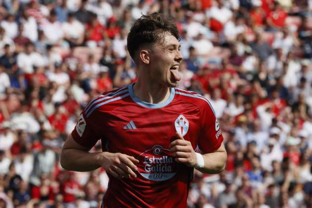 Jorgen Strand Larsen gol Celta Sevilla / Foto: EFE - José Manuel Vidal