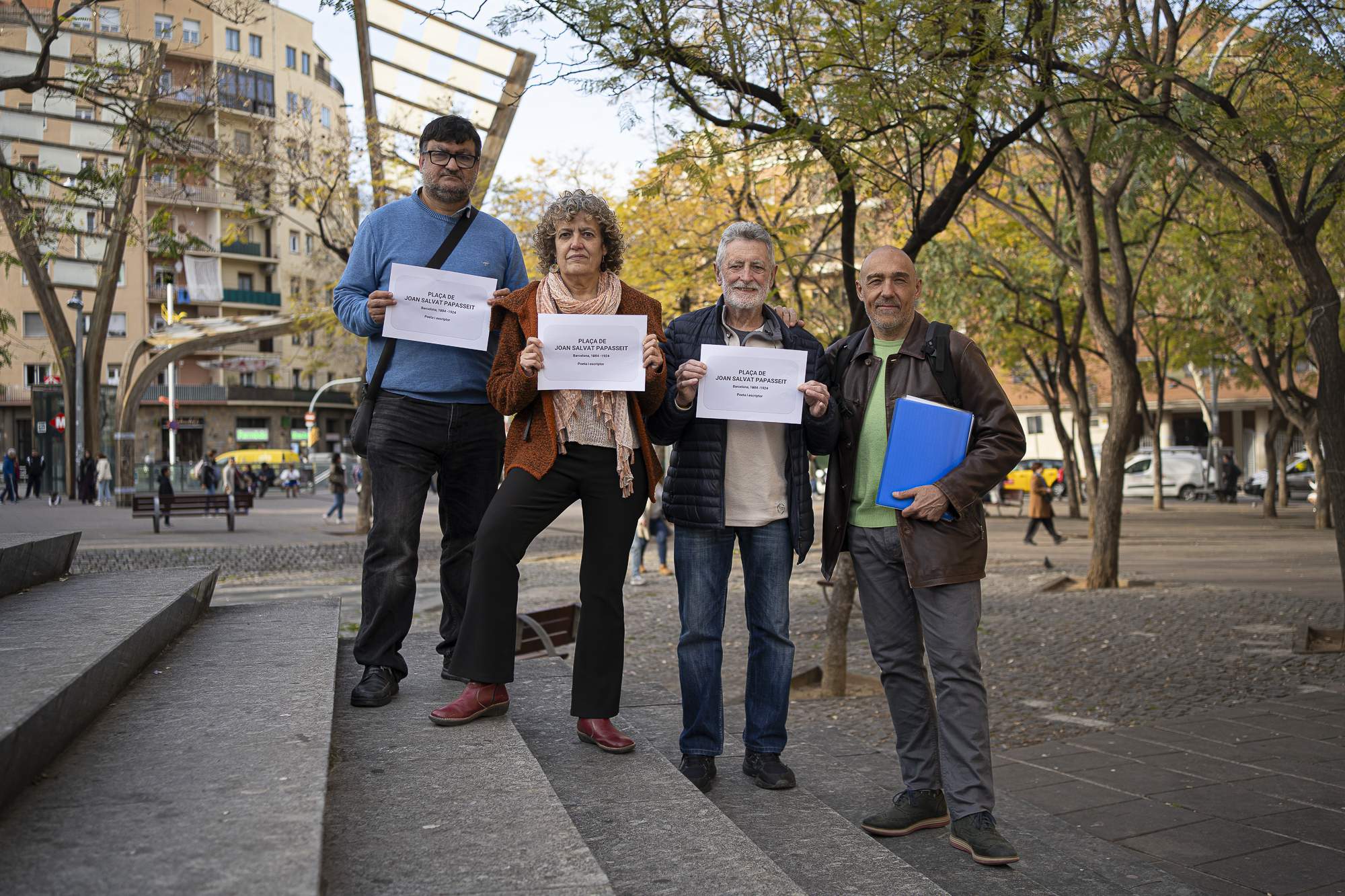 La plaza de Virrei Amat, el último vestigio franquista en el nomenclátor de Nou Barris