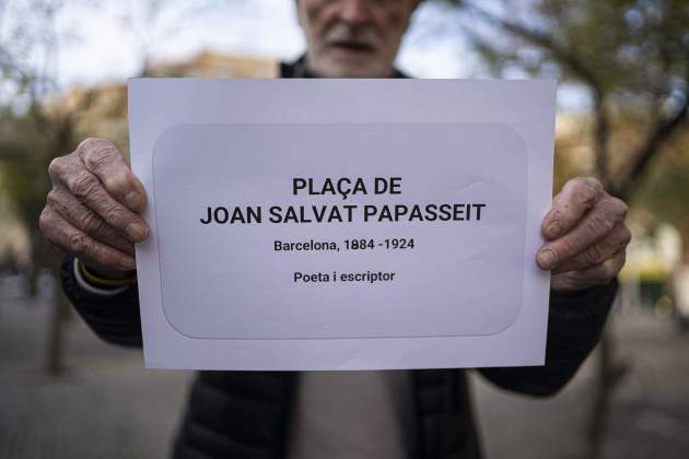 Plataforma veïnal canvi nom plaça Virrei Amat / Foto: Irene Vilà Capafons