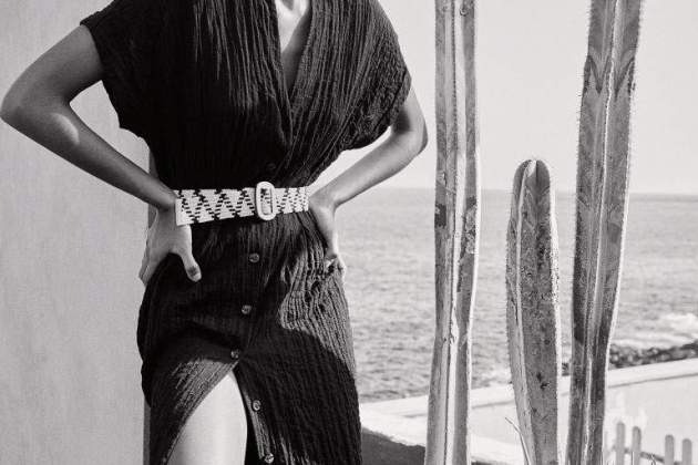 Vestido camisero con cinturón1 Vestido camisero con cinturón1